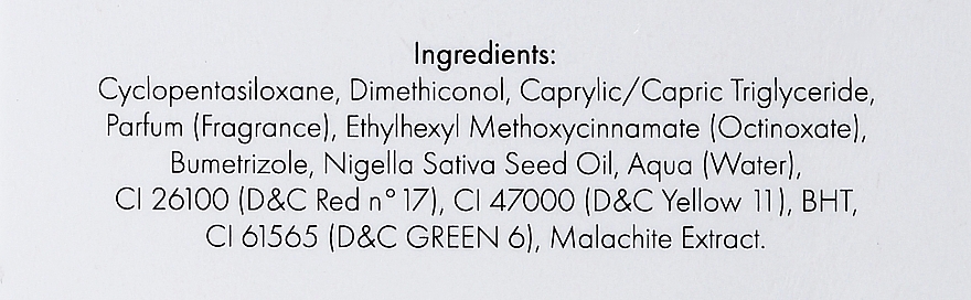 Сыворотка для волос "Масло черного тмина" - Bioelixire Black Seed Oil UV Filter + Malachite — фото N3