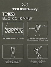 Електричний тример - TouchBeauty Electric Ttrimmer — фото N2