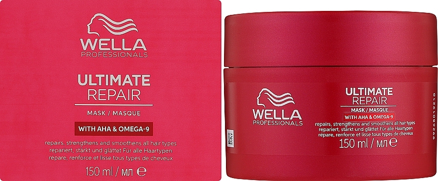 Крем-маска для всіх типів волосся - Wella Professionals Ultimate Repair Mask With AHA & Omega-9 — фото N4