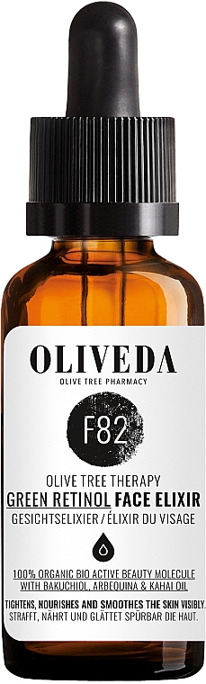 Еліксир для обличчя - Oliveda F82 Green Retinol Face Elixir — фото N1