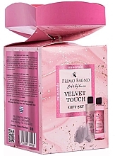 Духи, Парфюмерия, косметика Набор - Primo Bagno Velvet Touch Gift Set (b/wash/150 ml + b/lot/150 ml + sponge)
