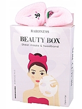 Парфумерія, косметика Набір - Beauadd Baroness Beauty Box (f/mask/2x21g + cosmetic/bandage/1szt)