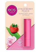 Парфумерія, косметика Бальзам для губ "Клубника-персик" - EOS Strawberry Peach