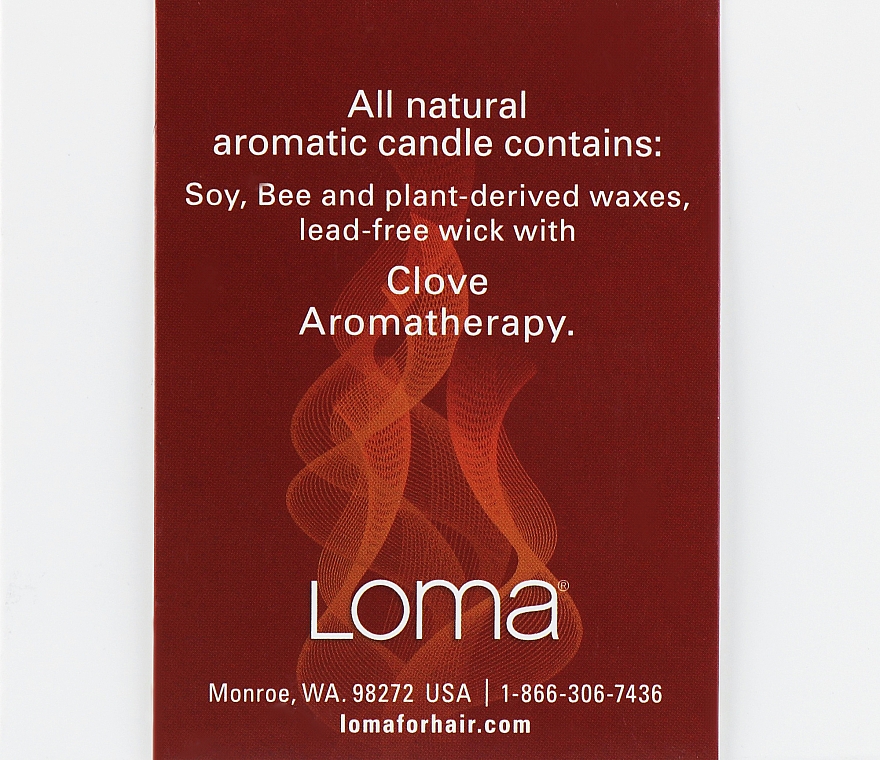 УЦЕНКА Ароматическая свеча "Гвоздика" - Loma Clove Insight Candle * — фото N3