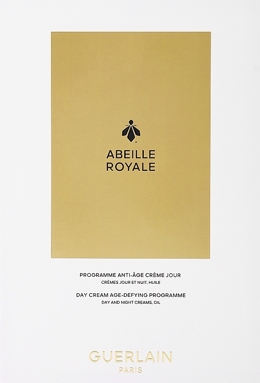Набір - Guerlain Abeille Royale (f/cr/50ml + f/oil/5ml + f/cr/15ml) — фото N1