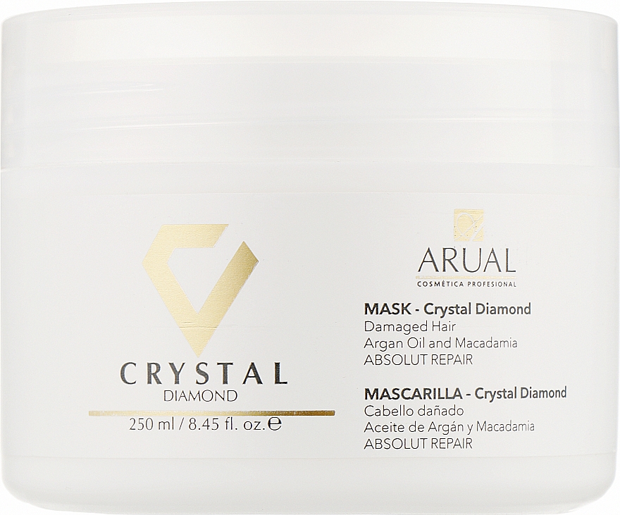 Интенсивно восстанавливающая маска для волос - Arual Crystal Diamond Mask