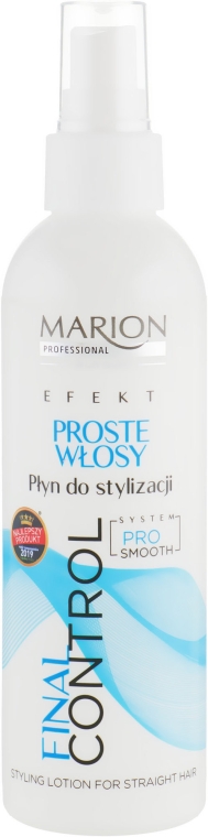 Лосьон для моделирования прямых волос - Marion Final Control Styling Lotion For Stright Hair