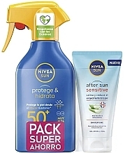 Духи, Парфюмерия, косметика Набор - NIVEA Sun Protection Set (spray/270ml + cream/gel/175ml)