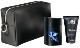 Духи, Парфюмерия, косметика Mugler A Men - Набор (edt/50ml + shmp/50ml + bag)