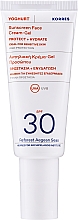 Духи, Парфюмерия, косметика Солнцезащитный крем-гель для лица - Korres Yoghurt Sunscreen Face Cream Gel SPF30
