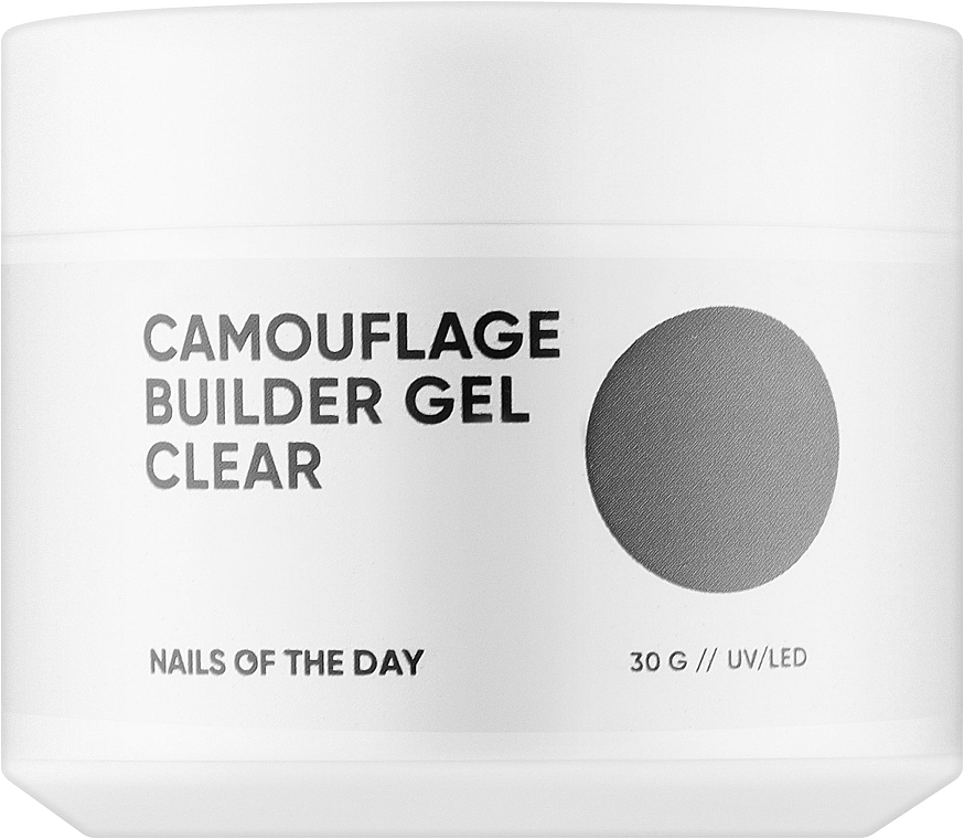 Камуфлирующий строительный гель для ногтей - Nails Of The Day Camouflage Builder Gel — фото N1