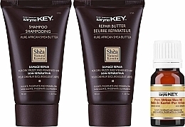 Набір - Saryna Key Pure African Shea Butter (mask/40ml + shm/40ml + oil/10ml) — фото N2