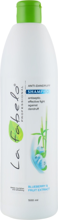 Шампунь против перхоти - La Fabelo Blueberry Fruit Extract Anti-Dandruff Shampoo — фото N3