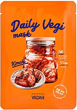 Духи, Парфюмерия, косметика Тканевая маска для лица - Yadah Daily Vegi Kimchi Mask