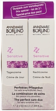 Парфумерія, косметика Набір - Annemarie Borlind ZZ Sensitive Duo Pack (f/cr/2x50ml)