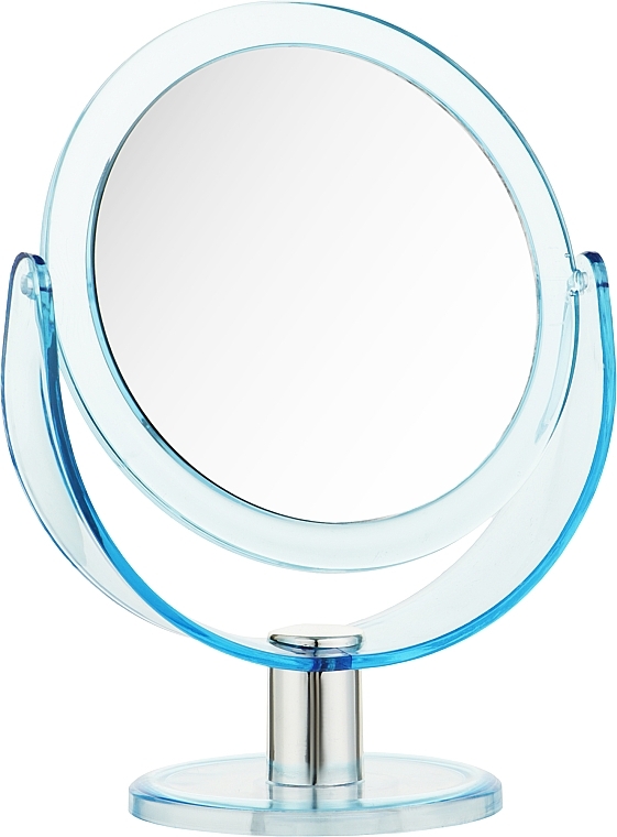 УЦЕНКА Зеркало настольное, 201016, голубое - Beauty Line * — фото N1