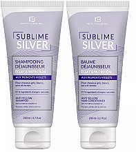 Набор - Institut Claude Bell Sublime Silver (sham/200ml + cond/200ml) — фото N1