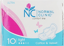 Парфумерія, косметика Прокладки "Ultra cotton soft", 10шт - Normal Clinic