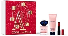 Парфумерія, косметика Giorgio Armani My Way - Набір (edp/50ml + b/lot/75ml + lip/stick/mini/1.4g)