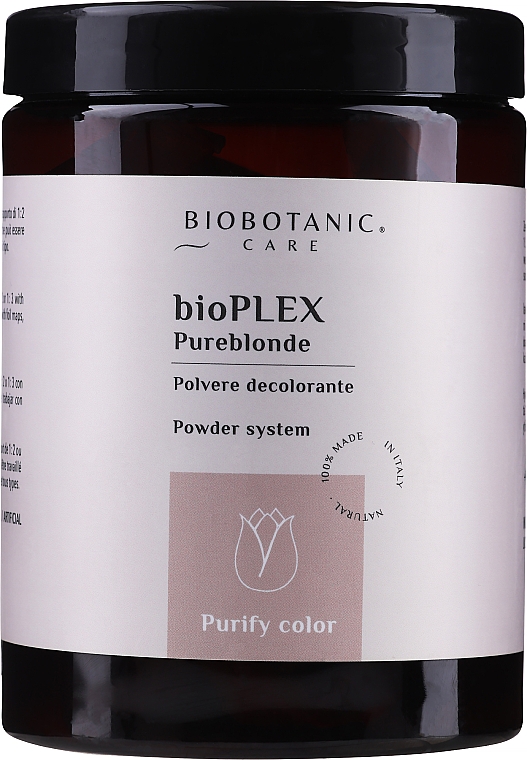 Беспылевая осветляющая пудра - BioBotanic bioPLEX pureBlonde — фото N1