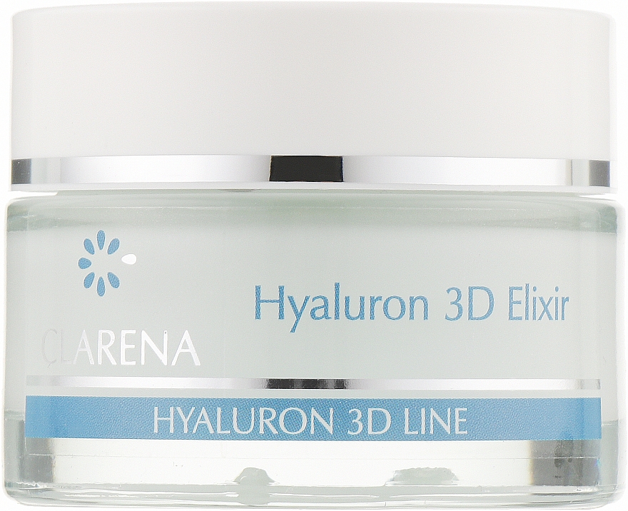 Ультразволожуючий еліксир з трьома видами гіалуронової кислоти - Clarena Hyaluron 3D Elixir — фото N1