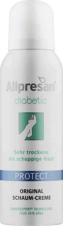 Крем-піна для ніг протигрибковий - Allpresan Diabetic FootFoam Cream Protect — фото N1