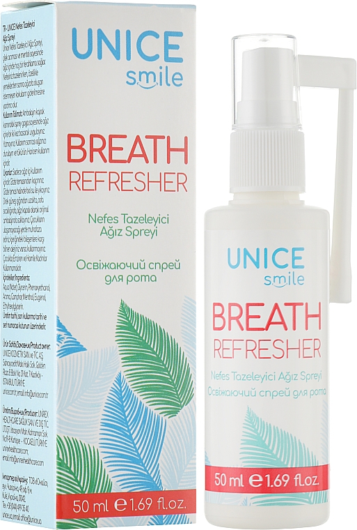 Освіжальний спрей для рота - Unice Breath Refresher — фото N2