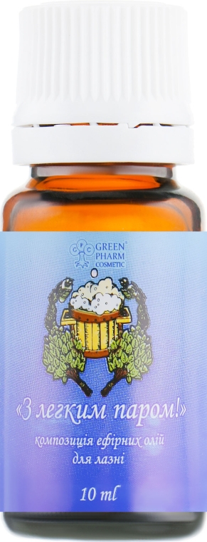 Композиція ефірних олій "З легким паром" - Green Pharm Cosmetic — фото N2