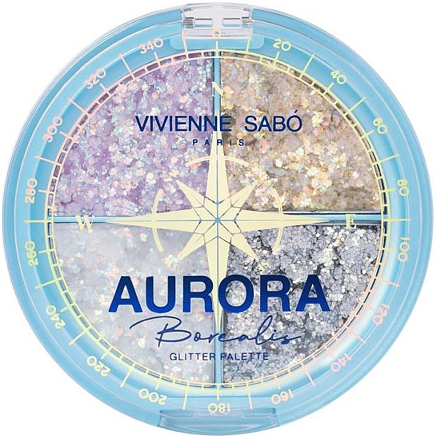Vivienne Sabo Aurora Borealis Glitter Palette