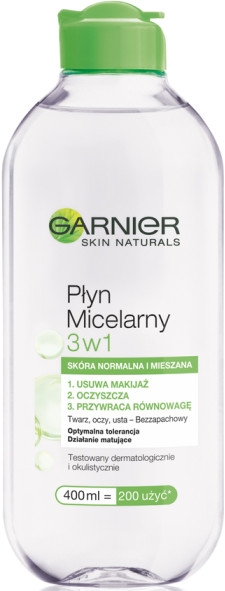 Мицеллярная вода для нормальной и комбинированной кожи - Garnier Skin Naturals — фото N1