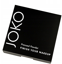 Пресована пудра для обличчя - Joko Puder Prasowany Finish Your Make Up — фото N1