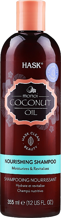 Живильний шампунь з кокосовою олією - Hask Coconut Oil Shampoo — фото N1