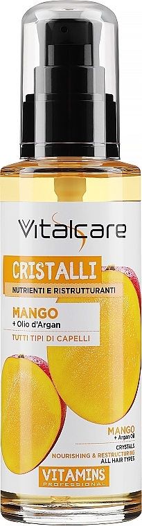 Рідкі кристали для волосся з манго та аргановою олією - Vitalcare Professional Vitamins Liquid Crystals — фото N1