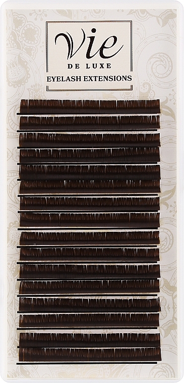 Ресницы в ленте тёмный шоколад, С 0,1/09 - Vie de Luxe — фото N1