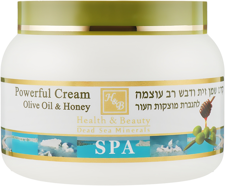 Багатофункціональний крем - Health And Beauty Powerful Cream Olive Oil and Honey — фото N3