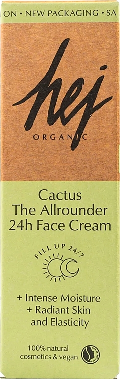 Крем для лица - Hej Organic The Allrounder 24h Face Cream Cactus — фото N2