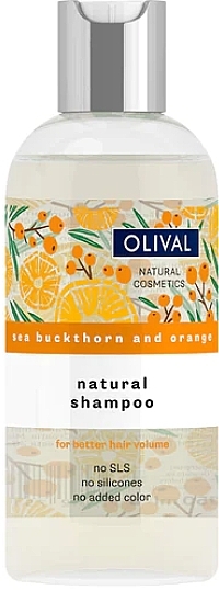 Натуральный шампунь "Облепиха и апельсин" - Olival Natural Shampoo Buckthorn and Orange — фото N1