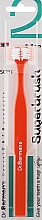 Парфумерія, косметика Тристороння зубна щітка, компактна, помаранчева - Dr. Barman's Superbrush Compact