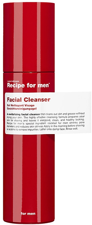 Очищувальний засіб для обличчя - Recipe For Men Facial Cleanser — фото N1