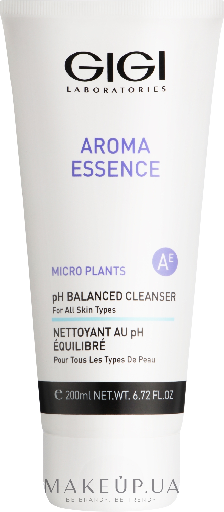 Мило для всіх типів шкіри обличчя - Gigi Aroma Essence Micro Plants pH Balanced Cleanser — фото 200ml