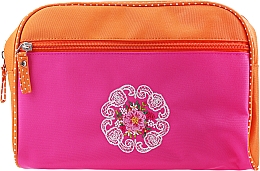 Парфумерія, косметика Косметичка "Mandala", 98161, рожево-помаранчева - Top Choice