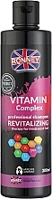 Шампунь для тонких и ослабленных волос с комплексом витаминов - Ronney Professional Vitamin Complex Revitalizing Shampoo — фото N2