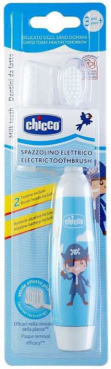 Электрическая зубная щетка, синяя - Chicco — фото N2