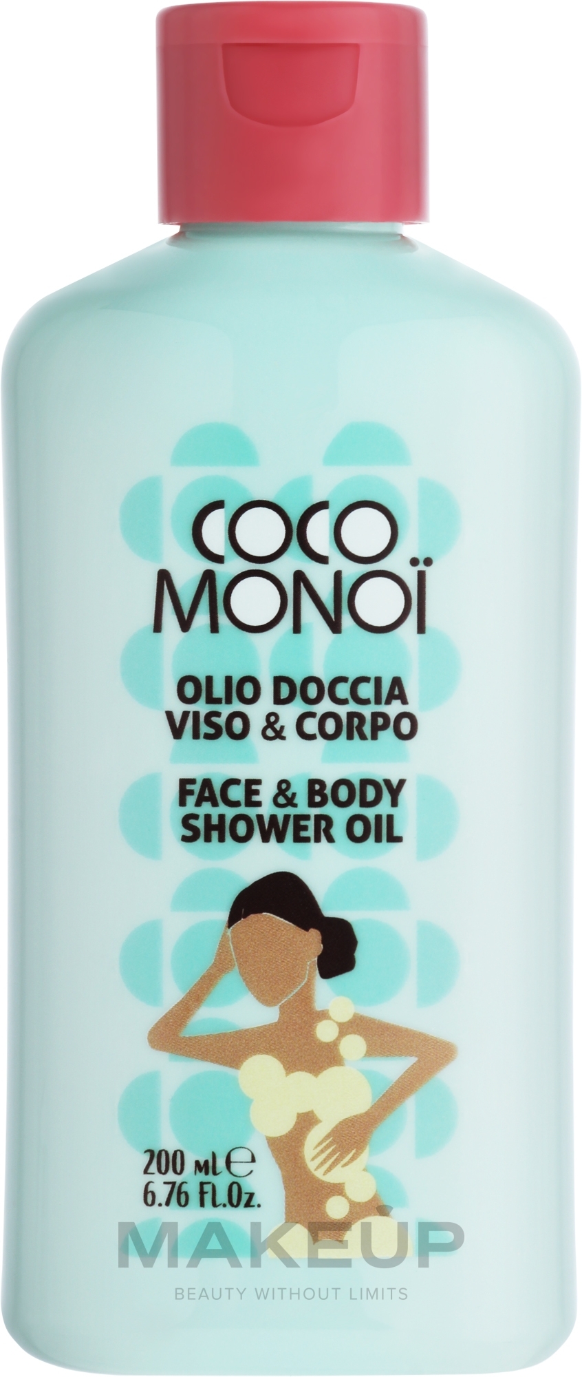 Очищувальна олія для обличчя й тіла - Coco Monoi Face & Body Shower Oil — фото 200ml