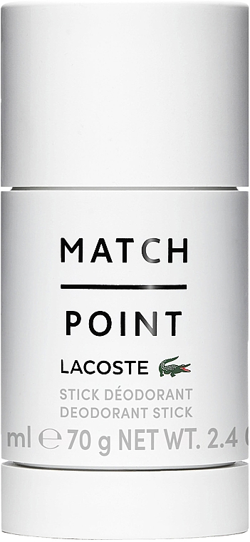 Lacoste Match Point - Дезодорант-стік