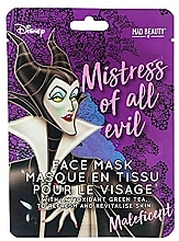 Парфумерія, косметика Маска для обличчя - Disney Mad Beauty Sheet Maleficent Face Mask