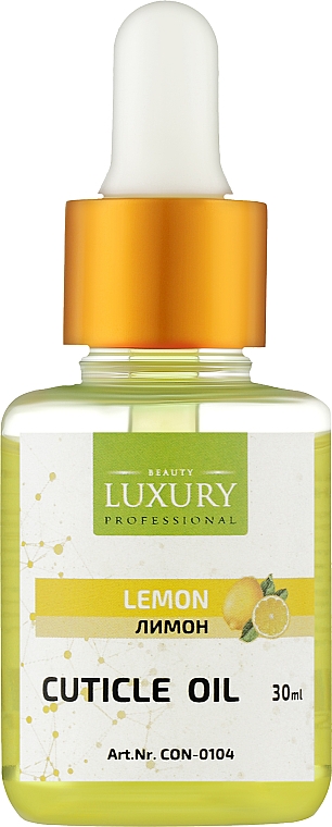 Масло для кутикулы ароматизированное "Лимон" - Beauty Luxury — фото N1