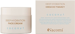 Крем для лица с кокосом - Nacomi Deep Hydration Coconut Moisturizing Facial Cream — фото N2