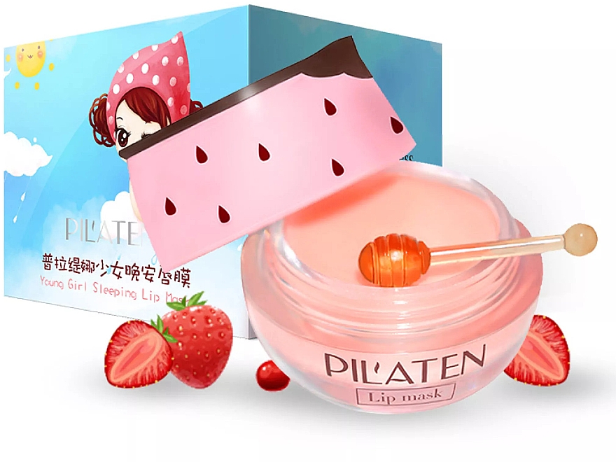 Ночная маска для губ - Pil`aten Young Girl Sleeping Lip Mask  — фото N5