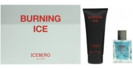 Духи, Парфюмерия, косметика Iceberg Burning Ice - Набор (edt/100ml + sh/gel/200ml) 